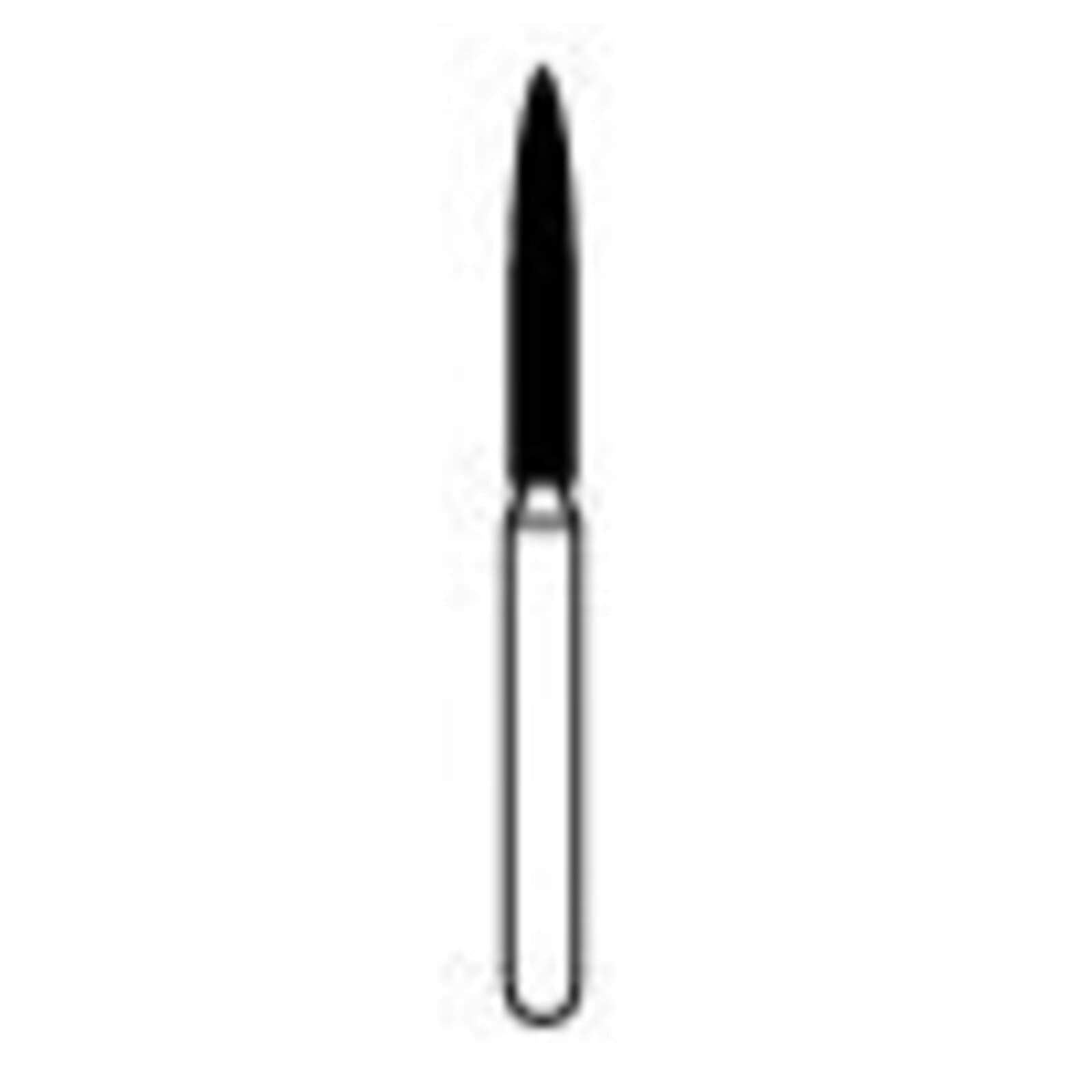 NTI FG Diamond Bur, Coarse, Flame Shape, Friction Grip, #863-014 (C863-014), 1.4 mm Diameter, 10.0 mm Length, 5/Pkg thumbnail 2