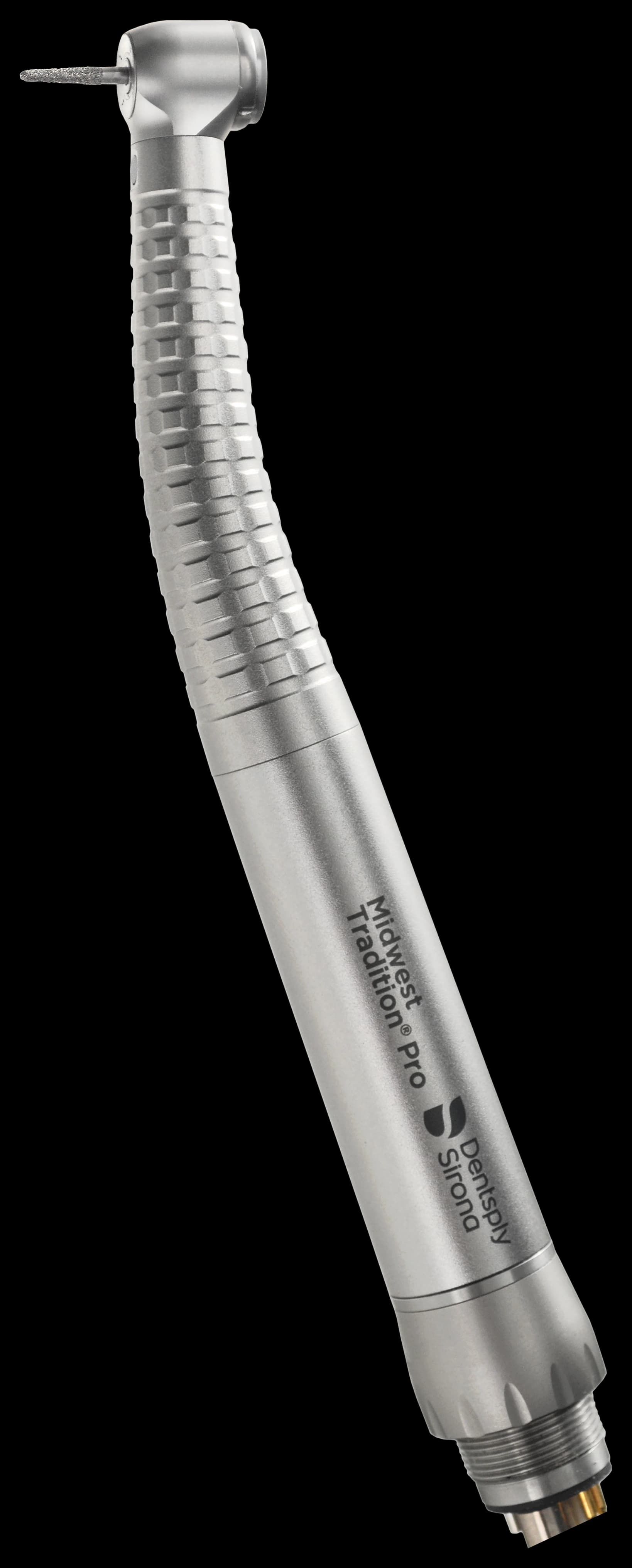 Midwest Tradition Pro Fiber-Optic High-Speed Handpiece, K-Coupler, Push Button Chuck, 6-Pin, 770445 thumbnail 2
