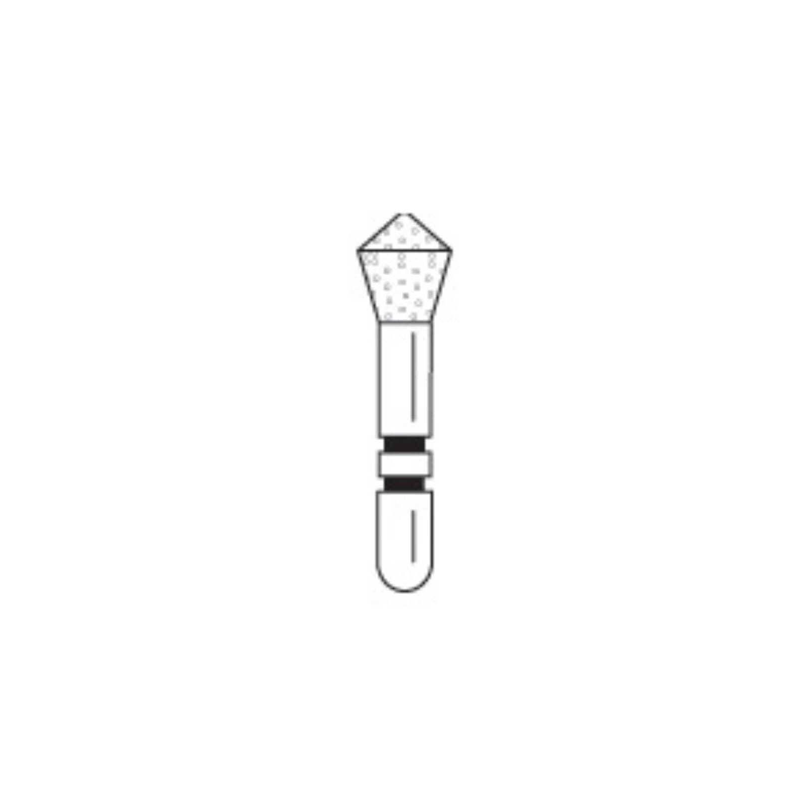 Two Striper TS2000 Diamond ShortCut Skooter F1-S Very-Fine, Friction Grip Short Shank, 2.8 mm, 5/Pk, 2015904 thumbnail 2
