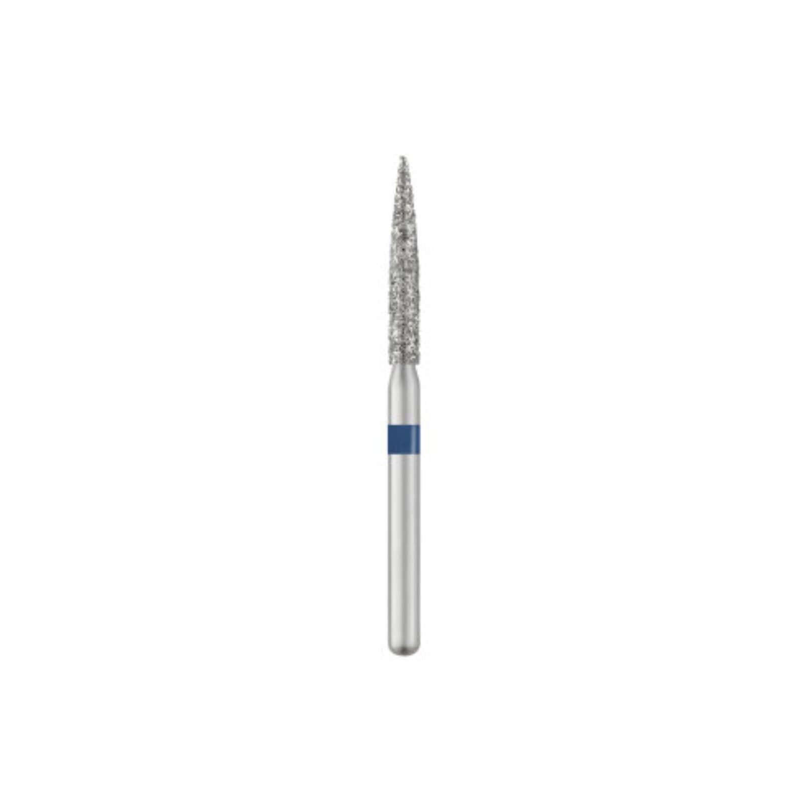 SS White Piranha Diamond Bur, FG 863-016M, Medium Grit, Flame Shape, Single-Use, 25/Pk thumbnail 2