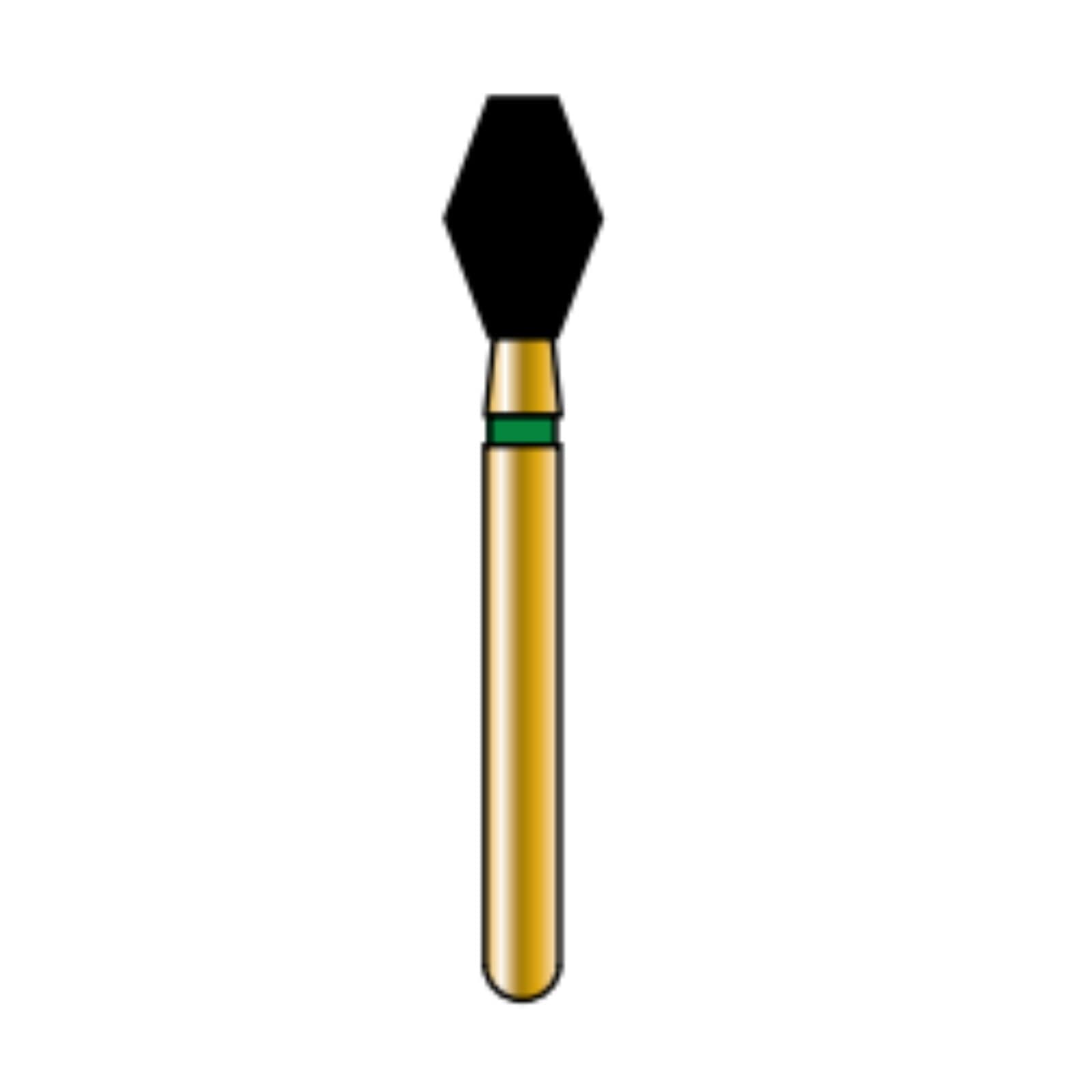 Coltene Whaledent Alpen Multilayer Diamond Bur FG 811-031, Coarse Grit, Occlusal/Barrel, 5/Pack, R811C031FG thumbnail 3