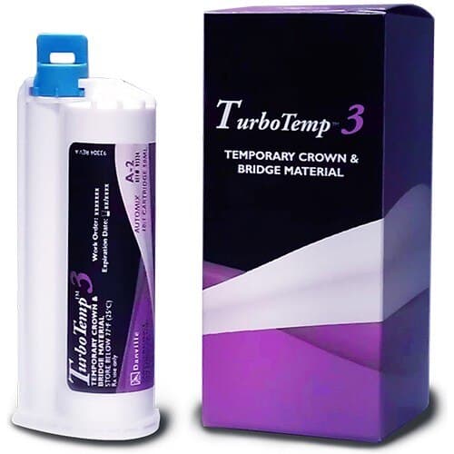 Turbo Temp 3 Automix Temporary Crown & Bridge Material, Bleach White, 76 g Cartridge Refill, 1/Pk, 93591 thumbnail 9