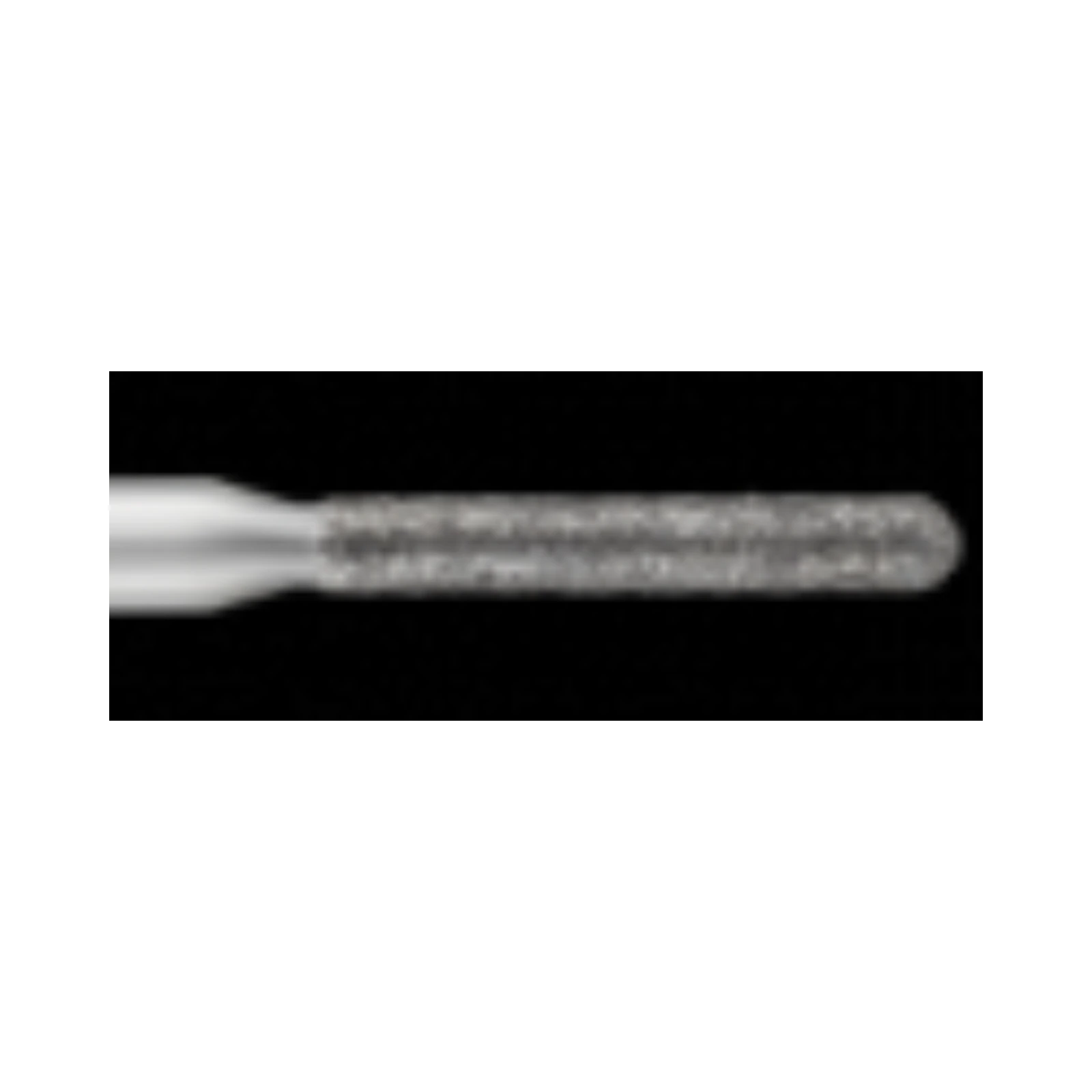 SS White Piranha Single-Use Diamond Bur, Round End Cylinder, Medium Grit, Friction Grip, 881-012M, 25/Pk thumbnail 2