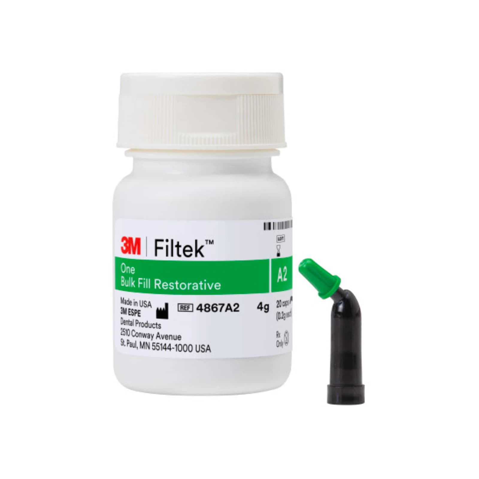 3M Filtek One Bulk Fill Restorative, Capsule Refill, Shade A2, 0.2 g, 20/Pk, 4867A2 thumbnail 10