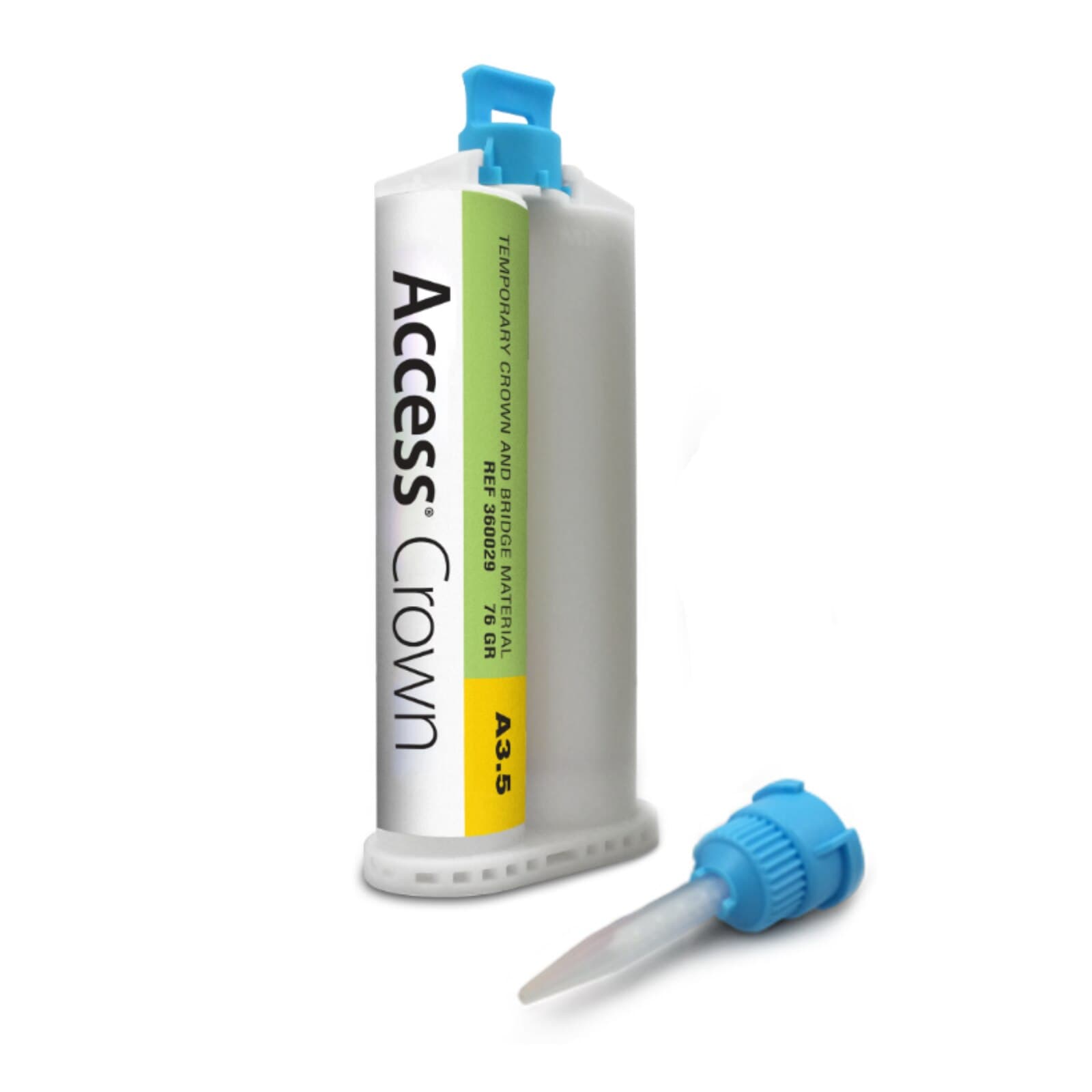 Access Crown Bis-Acryl Composite Temporary Crown & Bridge Material, Shade A3.5, 76g Cartridge Kit with 10 SuperMixer™ Nozzles, 360029 thumbnail 11