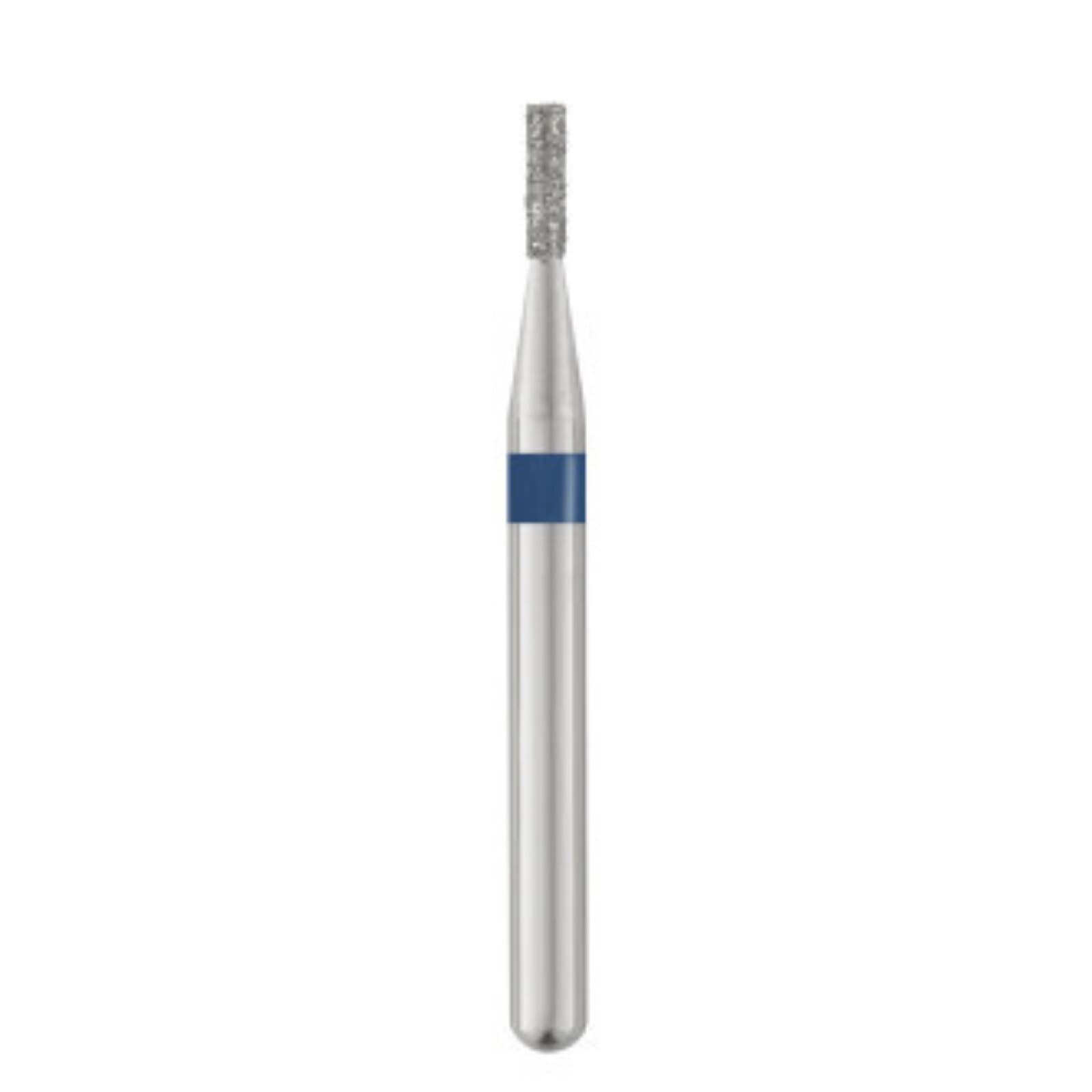 Piranha Diamond Single-Use Burs, FG, Flat End Cylinder, #835-008M, 0.8 mm, Medium, Blue, 25/Pk thumbnail 3