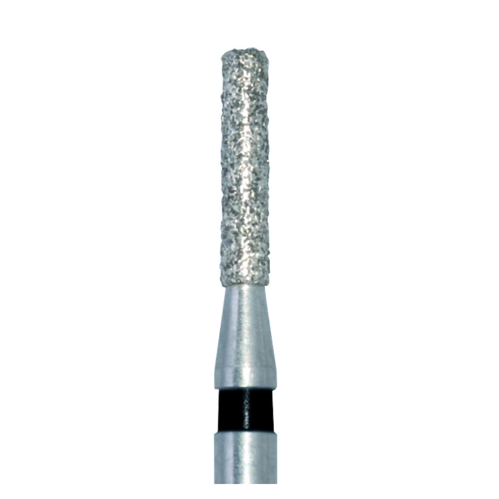 Meisinger 841H-012-FG Diamond Bur, Super Coarse (Black), Round Edge Cylinder, FG, 1.2 mm Head Diameter, 6.0 mm Head Length, 5/Pkg thumbnail 3