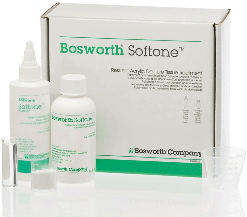 Softone Resilient Acrylic Denture Tissue Conditioner & Functional Impression Material, P&L Standard Kit, White, 921775 thumbnail 8