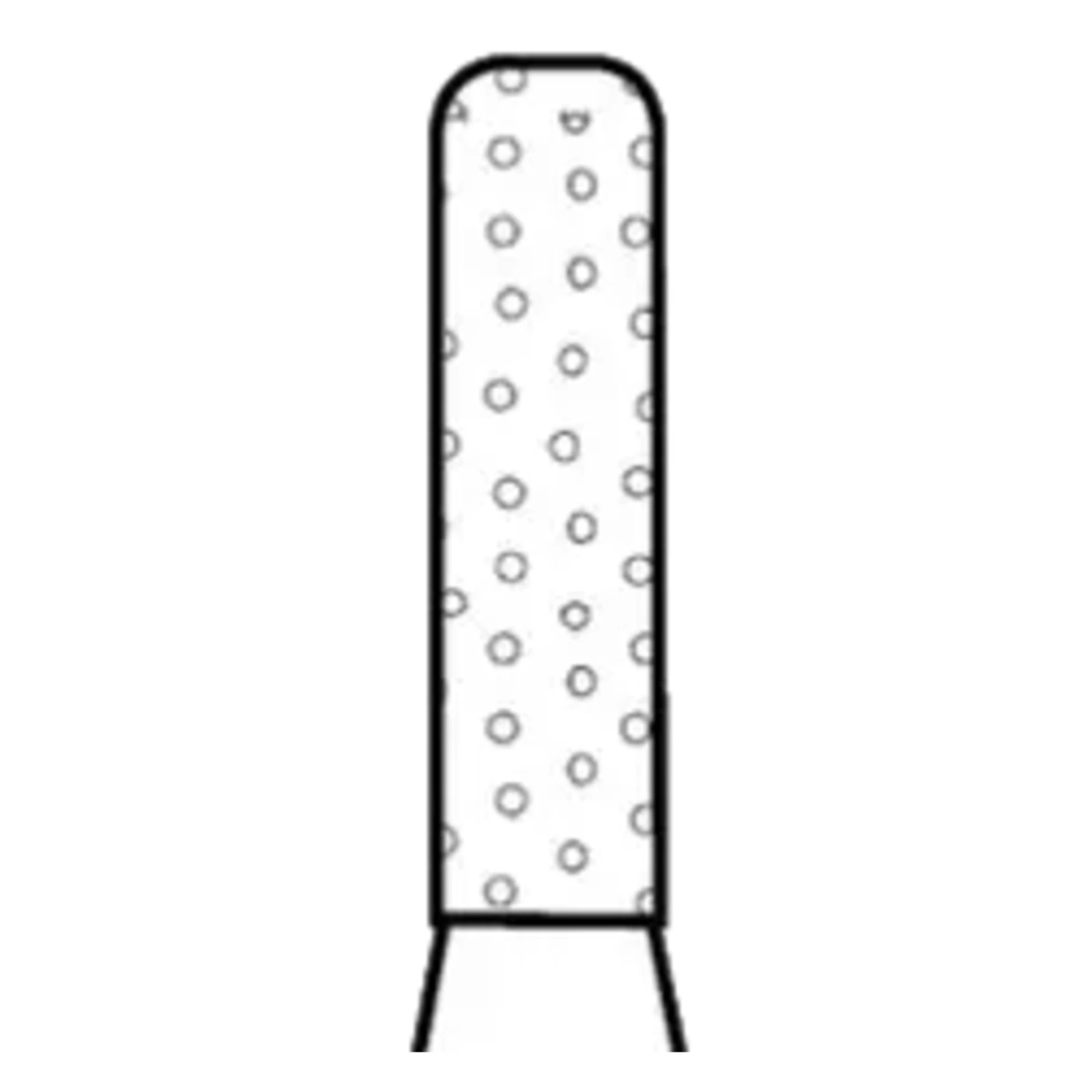 Two Striper Diamond Bur, FG, KS Cylinder Round Edge, #585.5, Coarse, Green, 1.3 mm, 5/Pk, 2015305 thumbnail 3