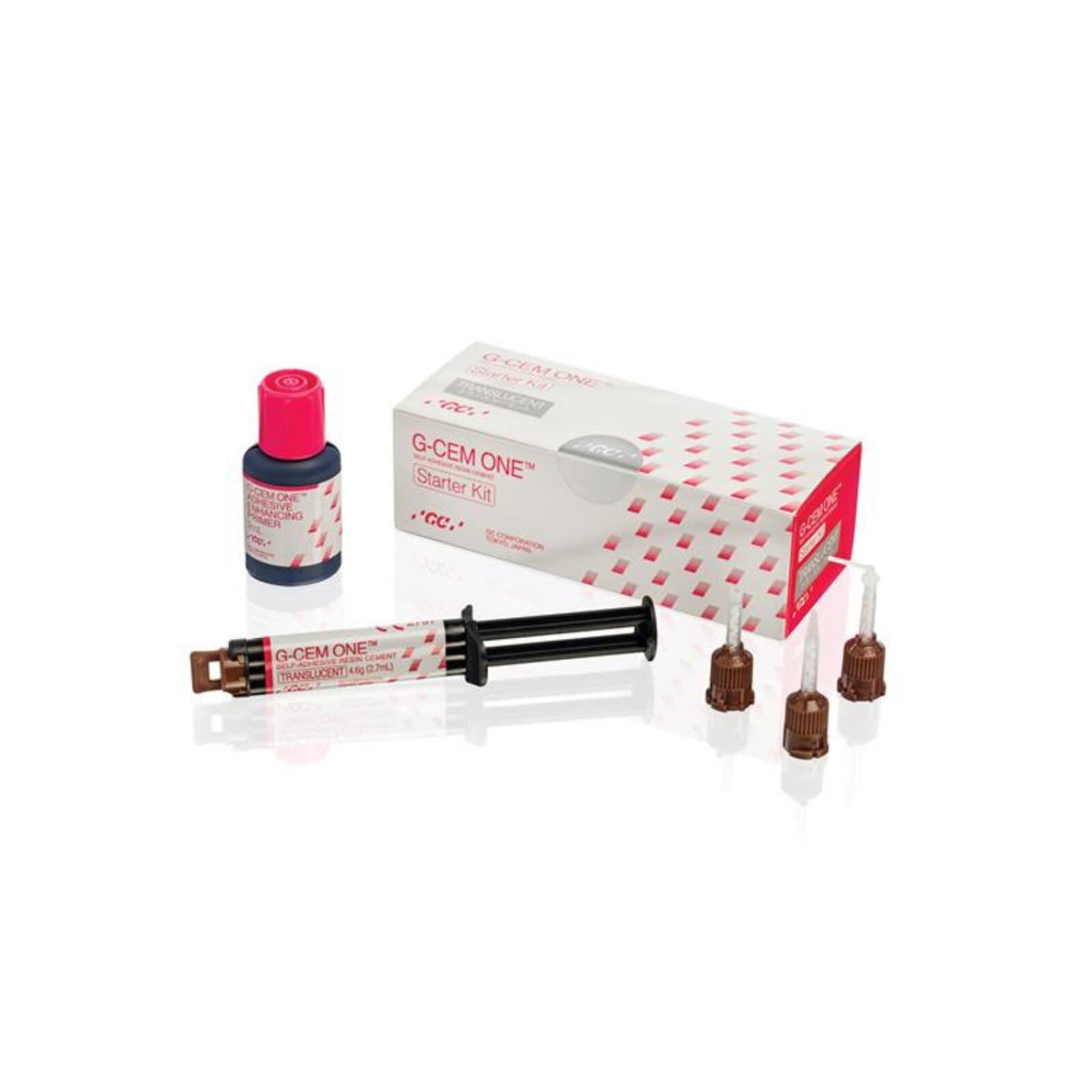 G-CEM ONE Universal Resin Cement Starter Kit, Translucent, 4.6 g Syringe with Tips and Adhesive Enhancing Primer, 013671 thumbnail 15