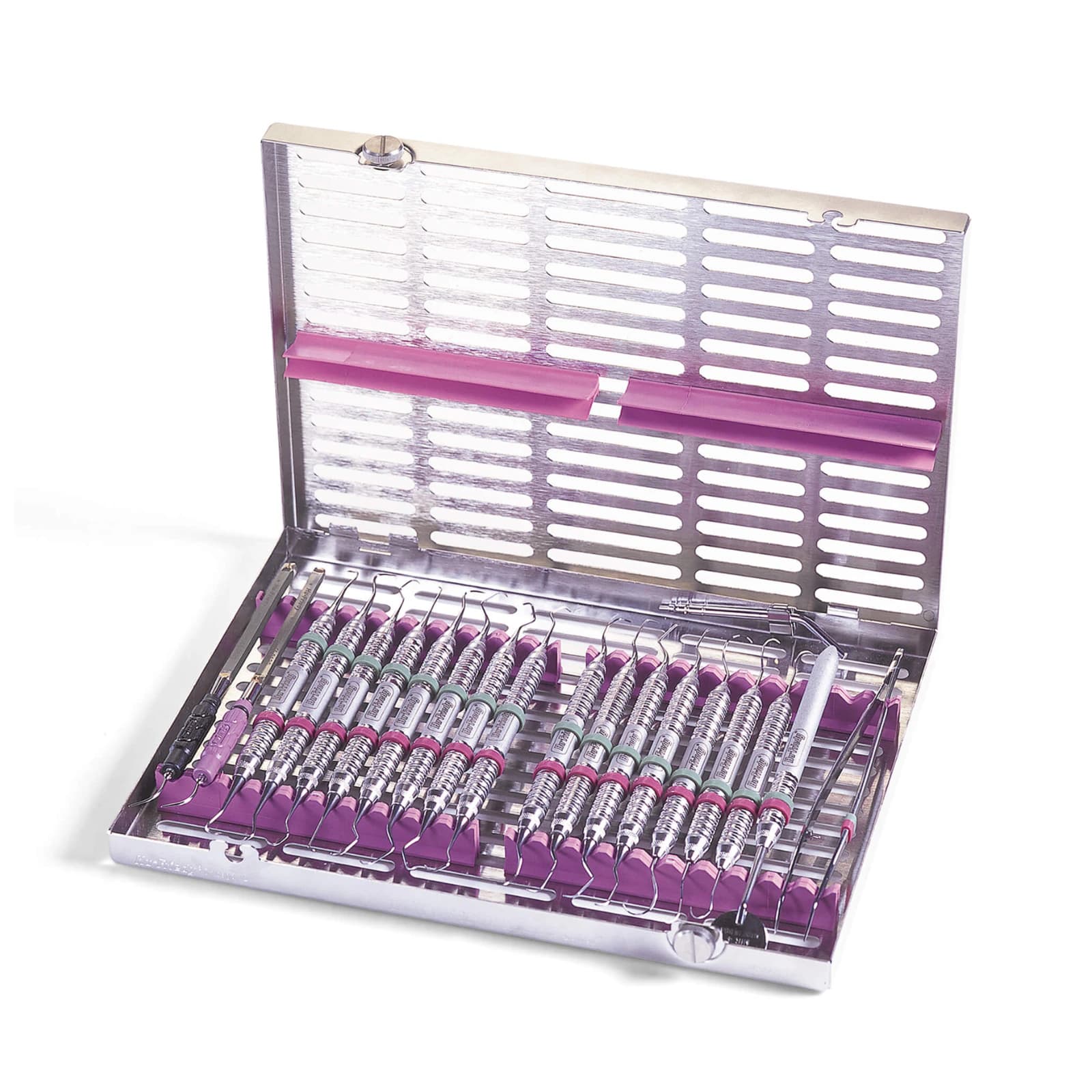 Hu-Friedy IMS Signature Series Large Cassette, 8x11, 20-Instrument Capacity, Blue, 01KEZKNPDQBVHRJ236ZC912J7J - IMS Signature Series Large Cassette 8x11 20-Instrument Blue - Image 1