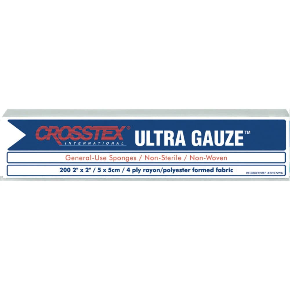 Crosstex UltraPure Non-Woven Sponges, 4-Ply, Non-Sterile, 2" x 2", 5000/Case, ENC100 thumbnail 3