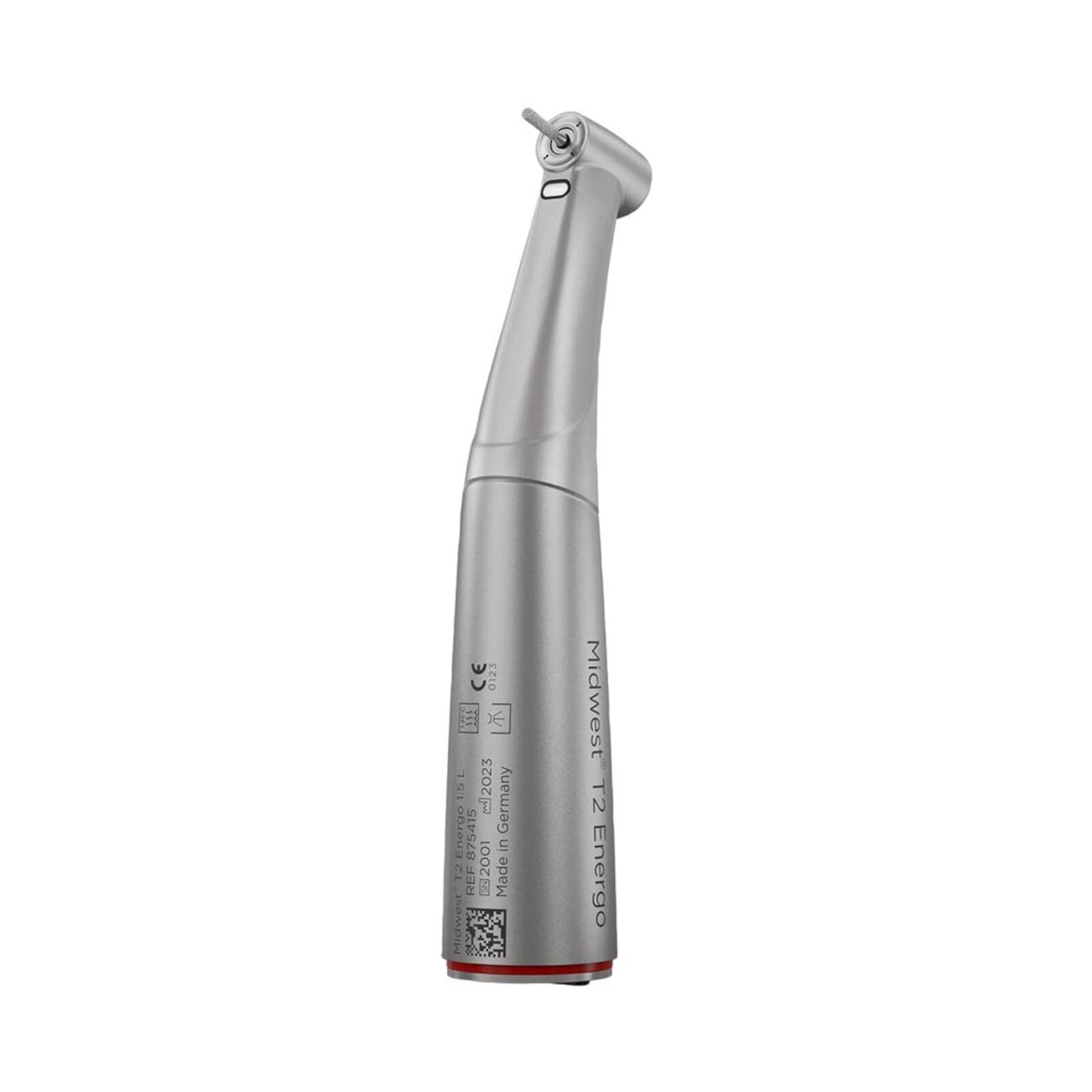 Midwest T2 Energo Mini 1:5 L Electric Handpiece Attachment, Stainless Steel, Push Button Autochuck, 875401 thumbnail 2