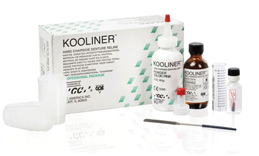 GC America Kooliner Hard Chairside Denture Reline Material, Powder Refill, 3 oz (80 g), Pink, 1/Bottle, 345002 thumbnail 6