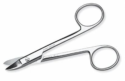 Premier Crown and Collar Scissors, Curved, Sharp, 5" (12.7 cm), Stainless Steel, 1/Pk, #9085346 thumbnail 3