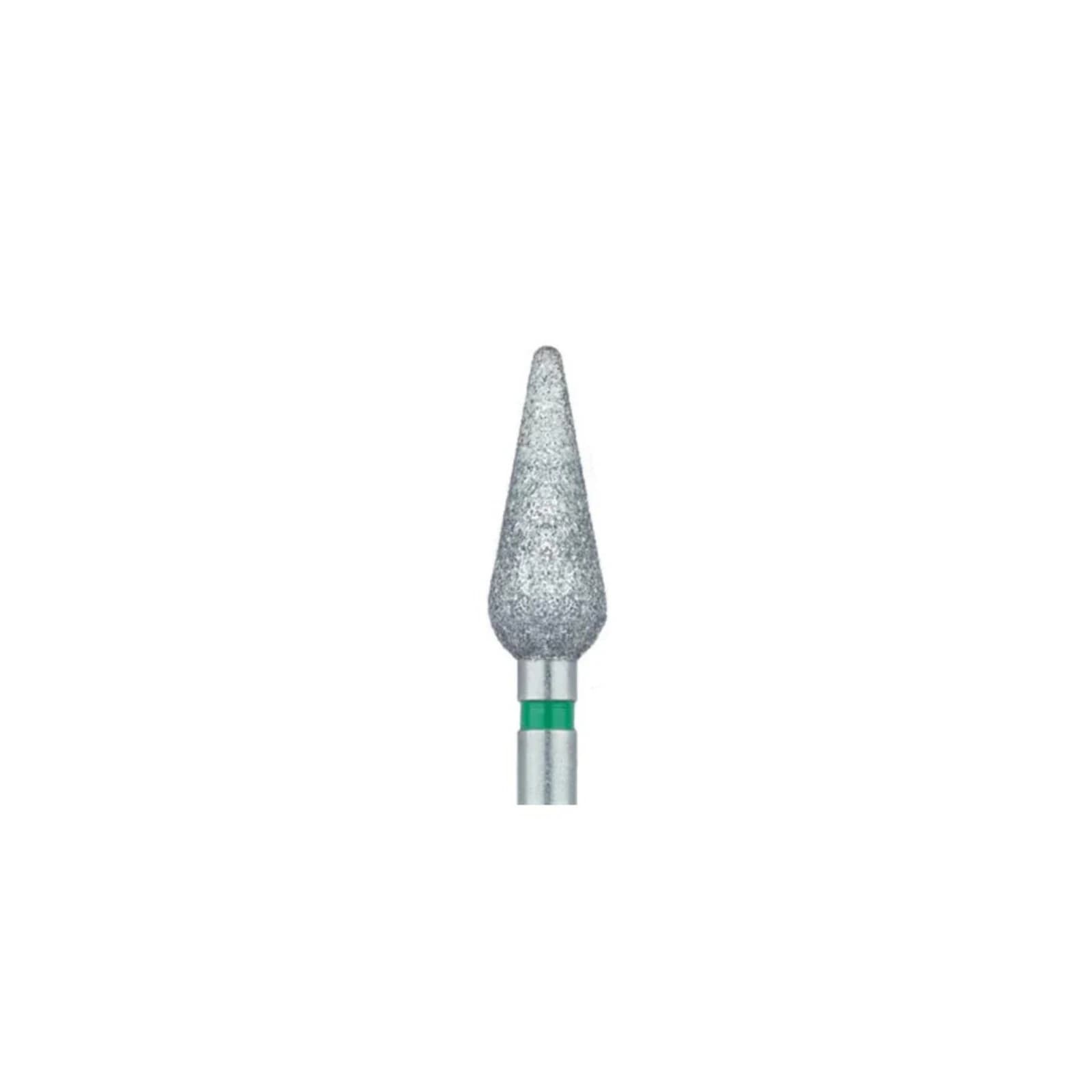 Meisinger 879-047-HP Multi-Use Diamond Bur, Medium Grit, Tapered Torpedo/Chamfer, 4.7mm Diameter, 12mm Working Length, HP Shank, 2/Pk thumbnail 3