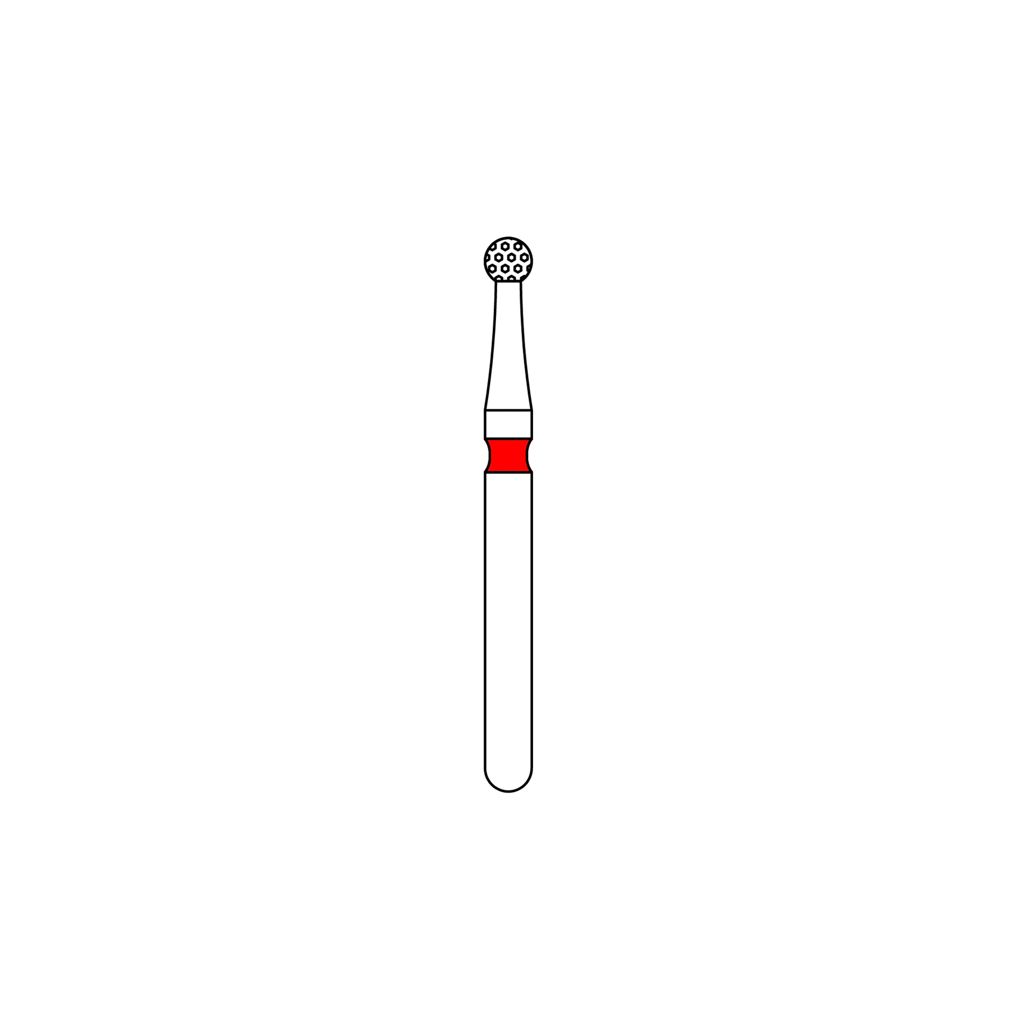 PRIVA Diamond Burs FG 801-016F, 5/Pk - PRIVA Diamond Burs FG 801-016F 5/Pk - Image 1
