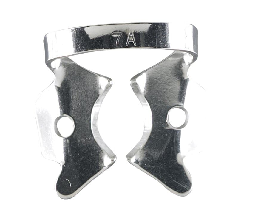 Miltex #7A Lower Molar Winged Metal Rubber Dam Clamp, Single Clamp thumbnail 2