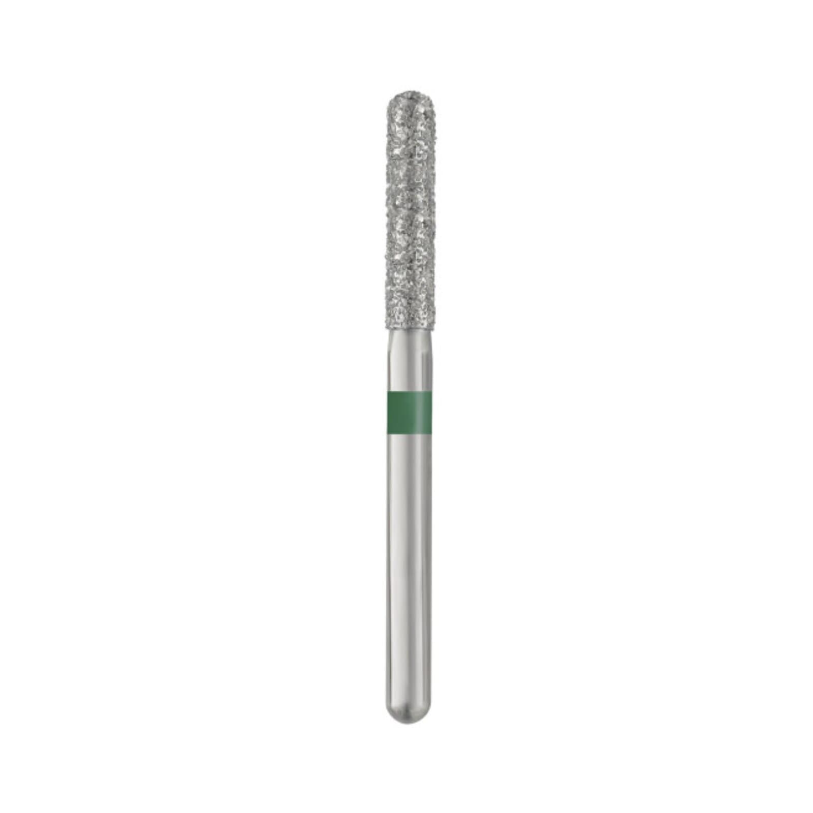 SS White Piranha Single-Use Diamond Bur, FG Round End Cylinder, Coarse Grit, Sterile, 25/Bx, 881-018C thumbnail 2