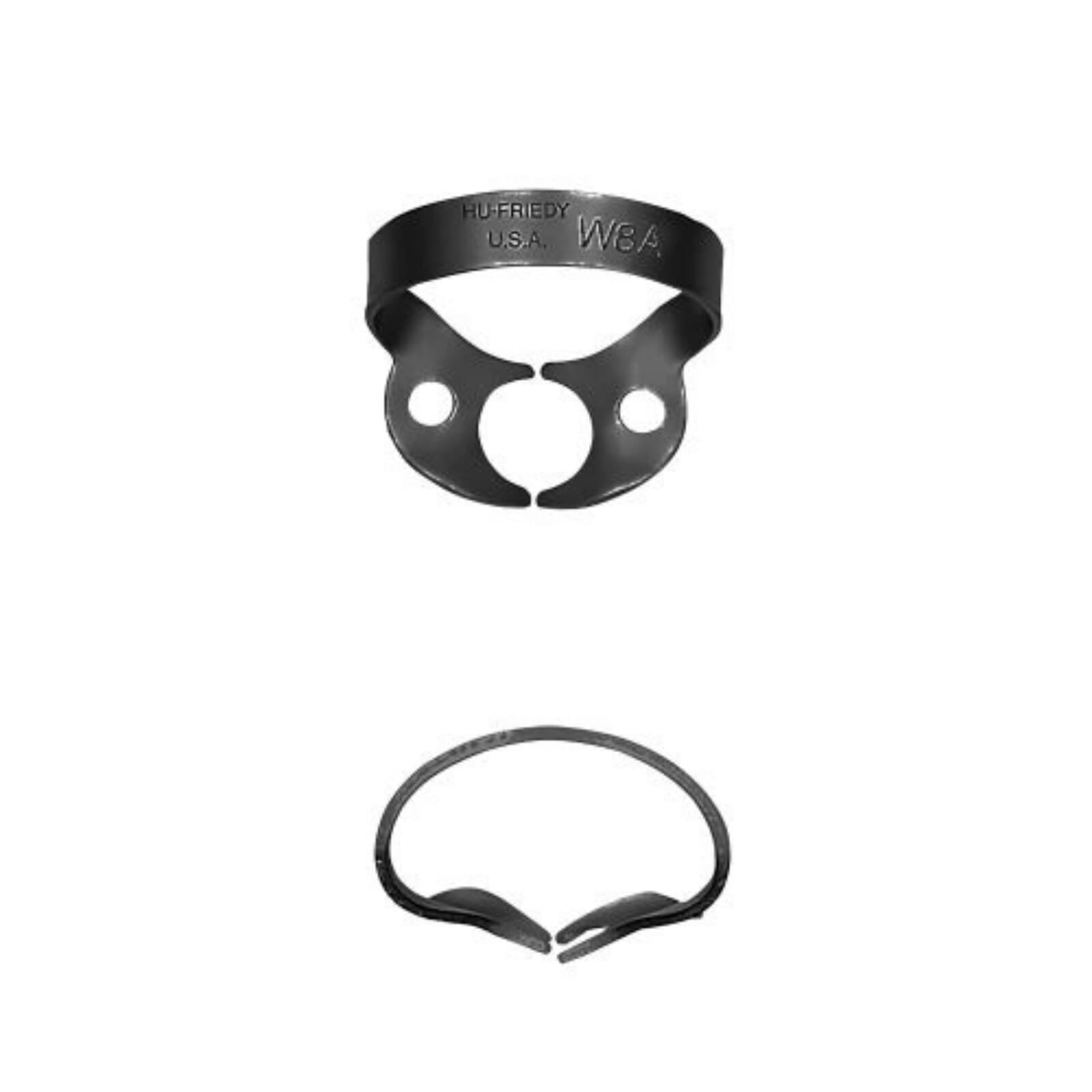Hu-Friedy Black Line Rubber Dam Clamp #W8A, Wingless, Molar, RDCMW8AX thumbnail 2