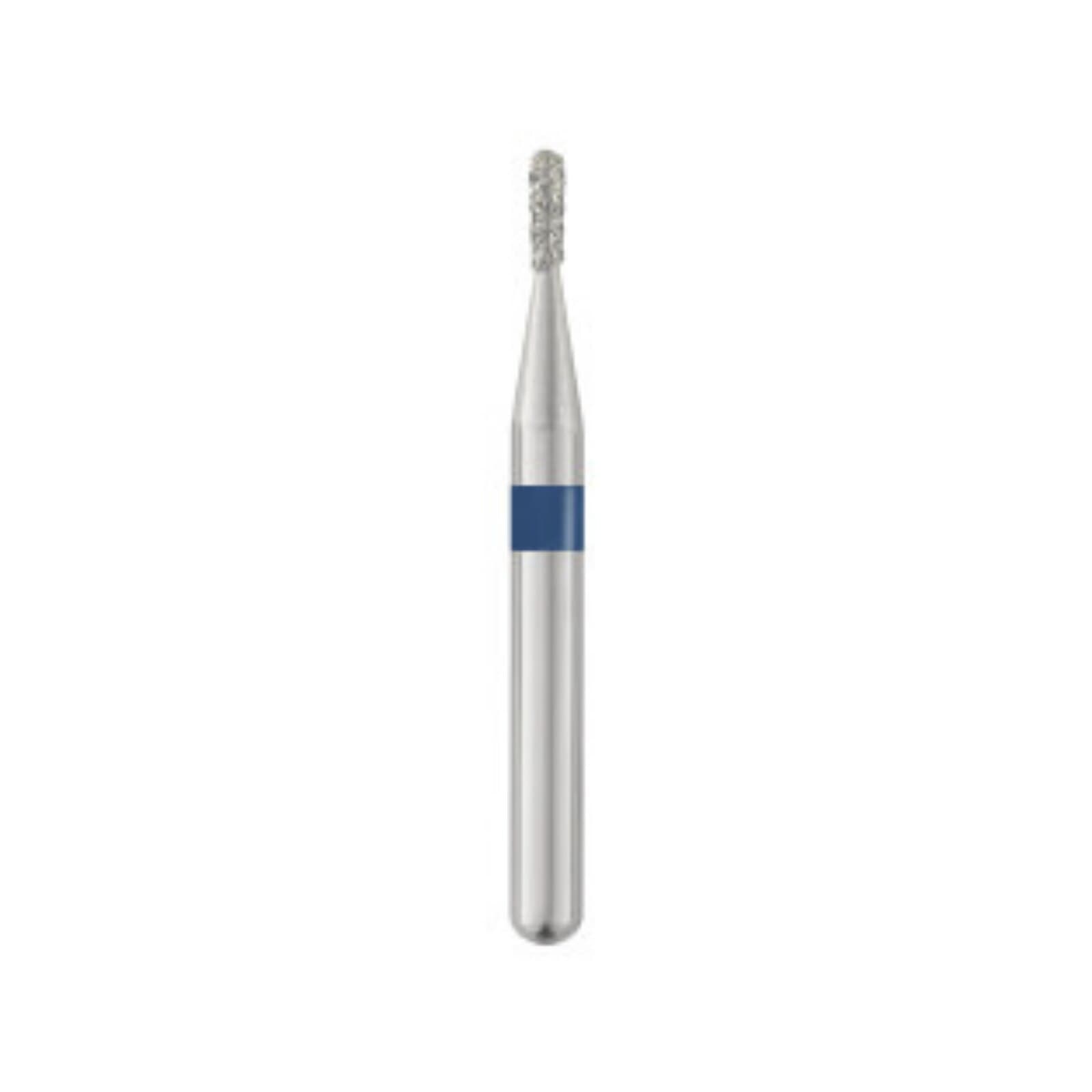 Piranha® Single Patient Use Diamond Bur, Pear Shape, Medium Grit, Friction Grip Short Shank, 0.8 mm Diameter, 25/Pkg, #830-008M-S thumbnail 2