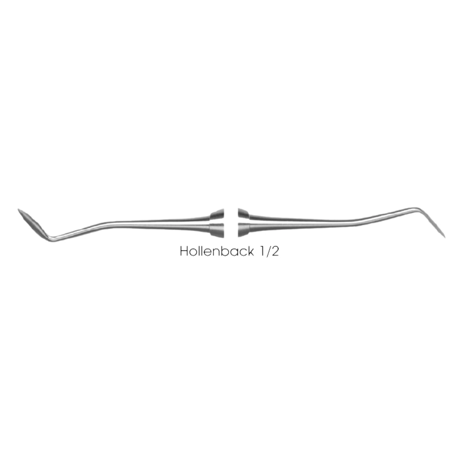 Quala DE Hollenback Carver #1/2, Double-Ended Dental Instrument - QUALA Carver DE Hollenback #1/2 - Image 1