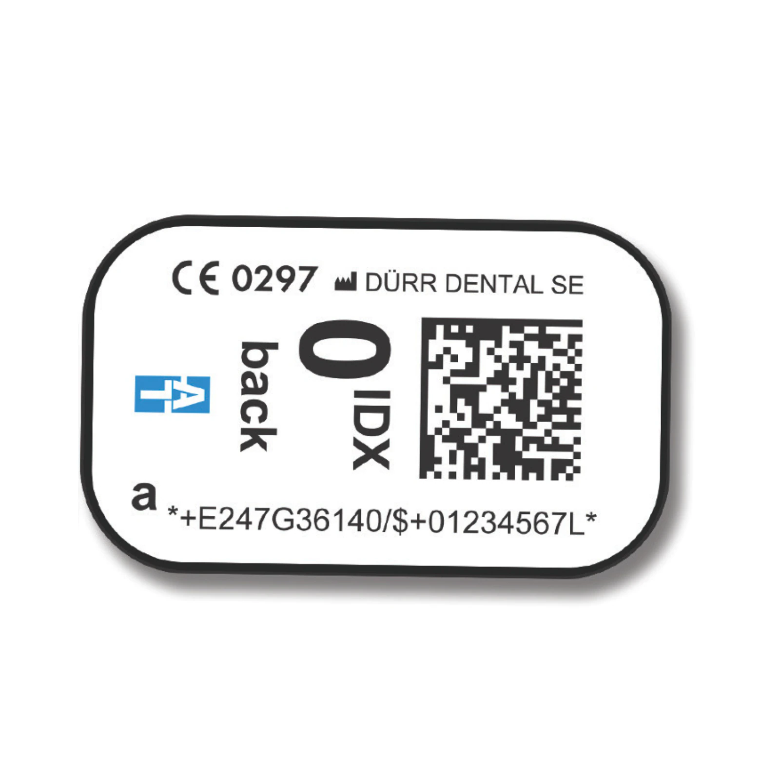 Air Techniques IDX Intraoral Phosphor Storage Plate (PSP) Size #0, RFID, 2/Pkg, G3620 thumbnail 2