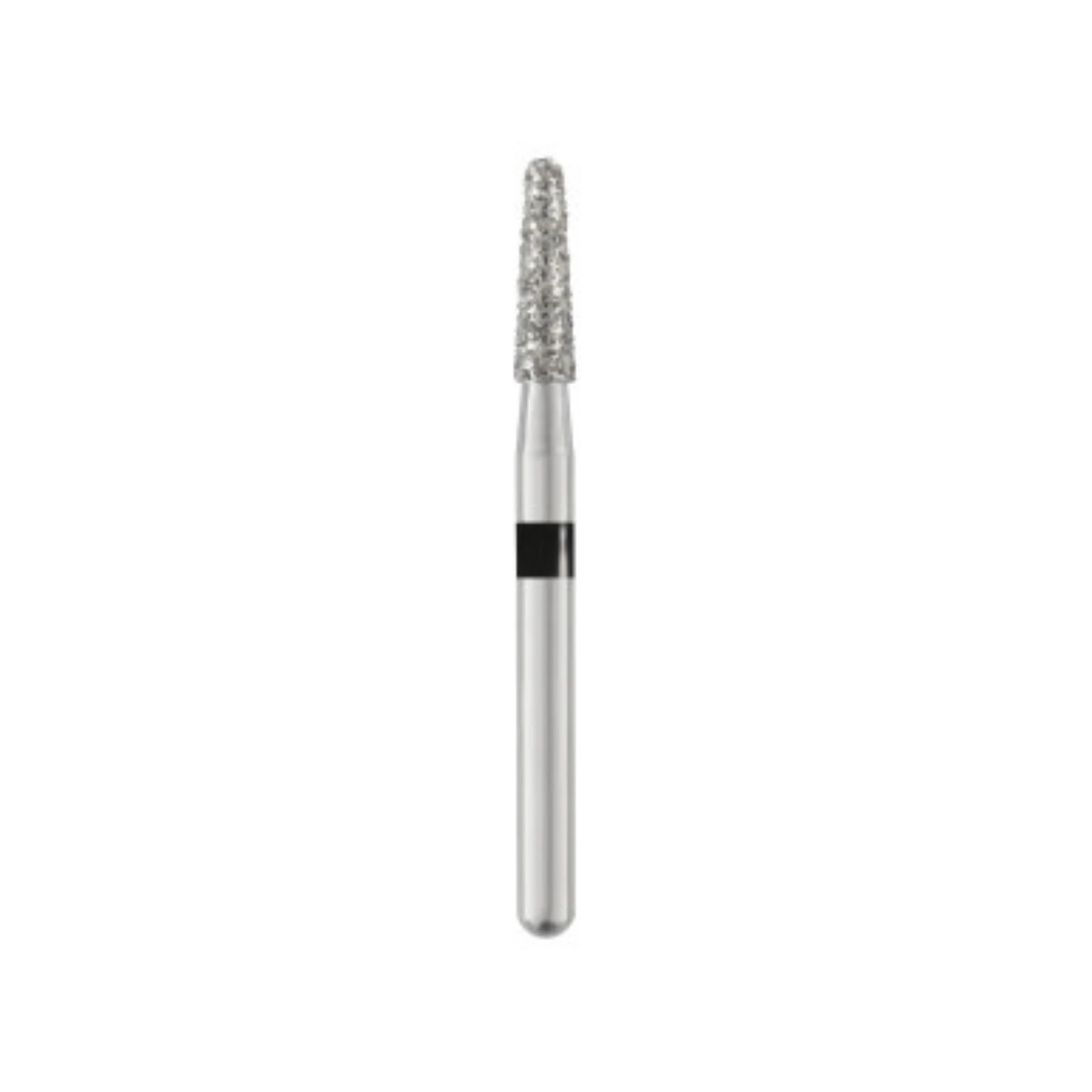Piranha Diamond Single-Use Burs, FG, Round End Taper, # 855-018, 1.8 mm, Super Coarse, Black, 25/Pk, 855-018SC thumbnail 3