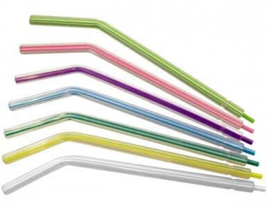 Safe Tip EZ Type Air/Water Syringe Tips, Metal Core, Rainbow, 150/Pk - Safe Tip EZ Type Air/Water Tips Metal Core Rainbow 150/Pk - Image 1