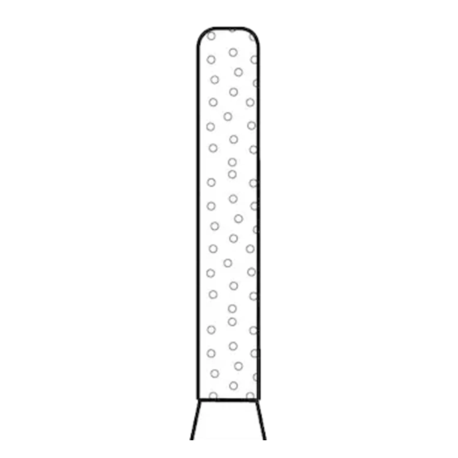 Two Striper® Diamond Bur FG, Fine, KS Cylinder Round End, #585.8, 1.4 mm Diameter, 8.0 mm Length, 5/Pkg, 2015306 thumbnail 2