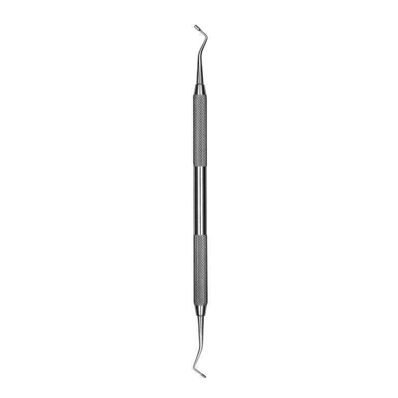Hu-Friedy #204 Indiana University Fort Wayne Double-End Sickle Scaler, #6 Satin Steel Handle, SIUFW2046 thumbnail 3