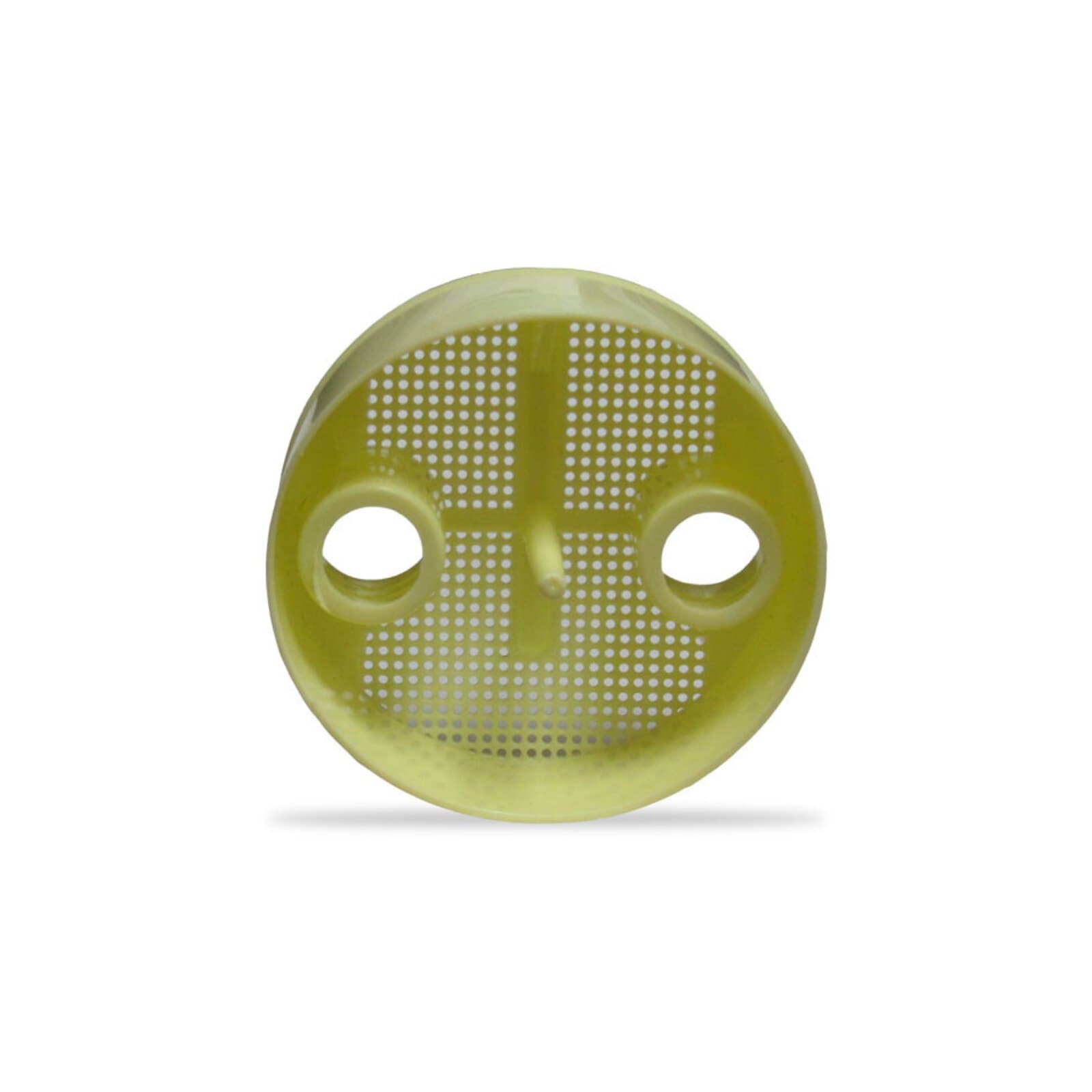 Zirc Dispos-A-Screen Evacuation Trap, Yellow, 2-1/4" Diameter, 25/Pk, 51Z040S thumbnail 3