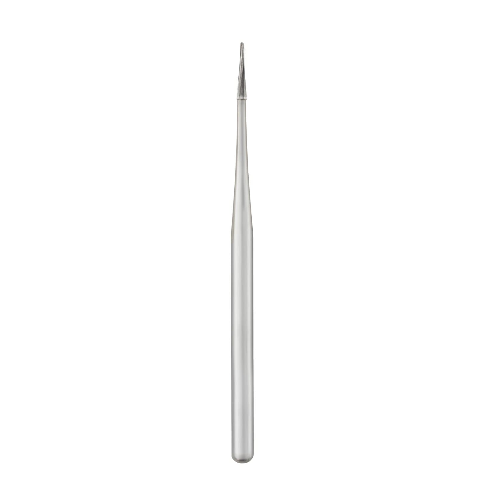 SS White EndoGuide EG4 FG Carbide Endodontic Bur, Tapered Fissure Round End, 0.3 mm Diameter, 3.5 mm Length, 5/Pack, #15029 thumbnail 2