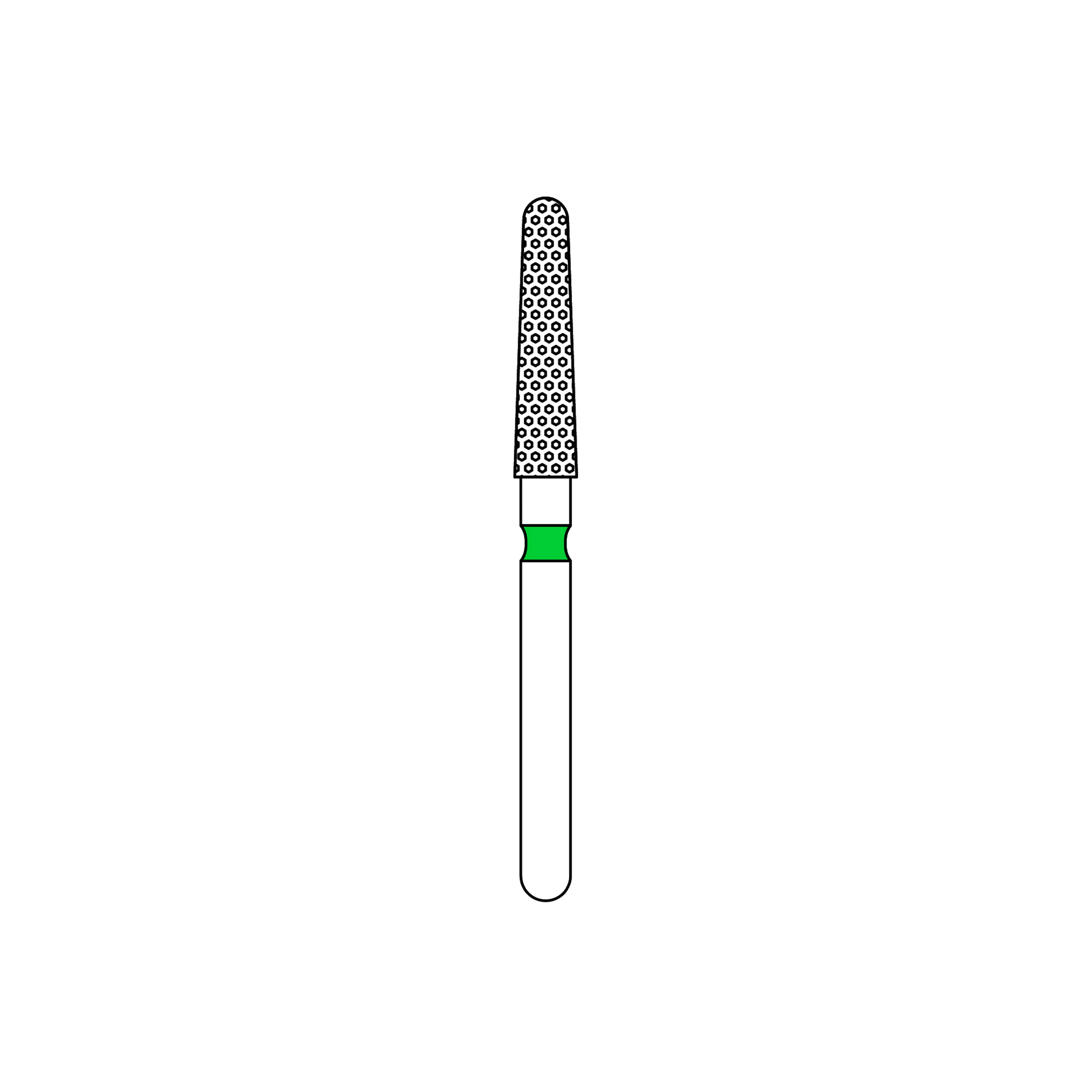 PRIVA Diamond Burs FG 856L-020C, 5/Pack - PRIVA Diamond Burs FG 856L-020C 5/Pk - Image 1