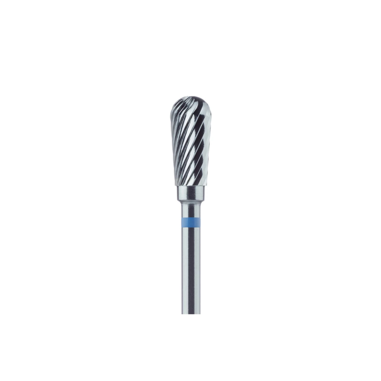Meisinger HM77-050-HP Lab Carbide Bur, Acrylic Pear, Plain Cut, Medium, 5.0 mm Diameter, Handpiece, 1/Pkg - Lab Bur Carbide Cutters – S, Plain Cut, Medium, HP, 1/Pkg - Size 77, 5.0 mm Diameter - Image 1
