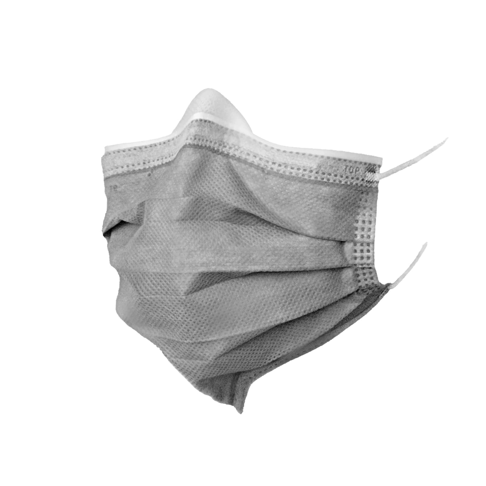 BeeSure Vibe Earloop Face Mask, ASTM Level 3, Cool Gray, 50/Box, BE2590 thumbnail 12