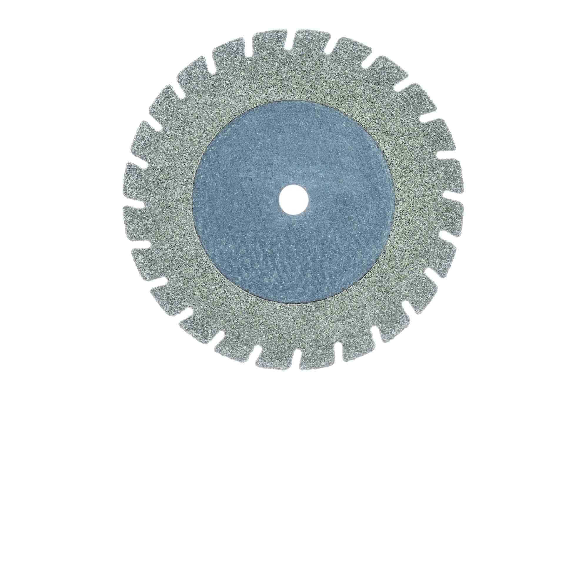 Meisinger 940F-220-HP Diamond Disc, Double Sided Serrated Edge, Fine Grit, 22 mm, Super Flexible, Handpiece, Red Ring, 1/Pk thumbnail 3