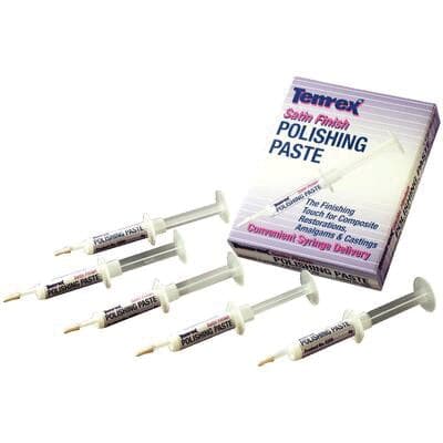 Temrex Satin Finish Polishing Paste for Composites, 4 g Syringe, 5/Pkg, 5200 thumbnail 8