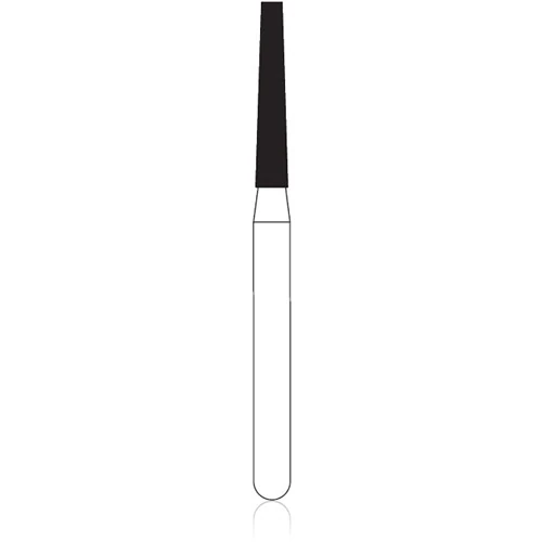 NTI FG Diamond Bur, Super Coarse, Round End Taper, #855-014, 6.0 mm, Friction Grip, 5/Pkg, SC855-014 thumbnail 2