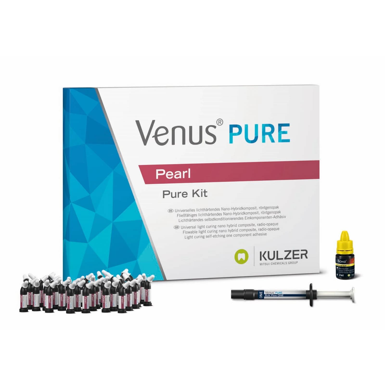Kulzer Venus Pearl Pure PLT Introductory Kit, Universal Shades Light & Medium, 66098266 thumbnail 2