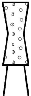 Two Striper Diamond Bur, FG, Amalgam Remover, Hourglass, #1250, Medium, Blue, 5/Pk, 2015599 thumbnail 7