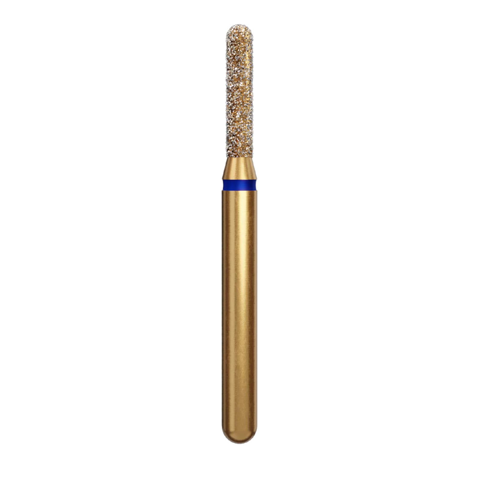 Alpen FG #880.014 Coarse Grit, Round End Cylinder Diamond Bur, Friction Grip, 5/Pk (880-314-014-06.0-M) - Alpen FG #880.014 Coarse Grit, Round End Cylinder Diamond Bur. Package of 5 Burs - Image 1