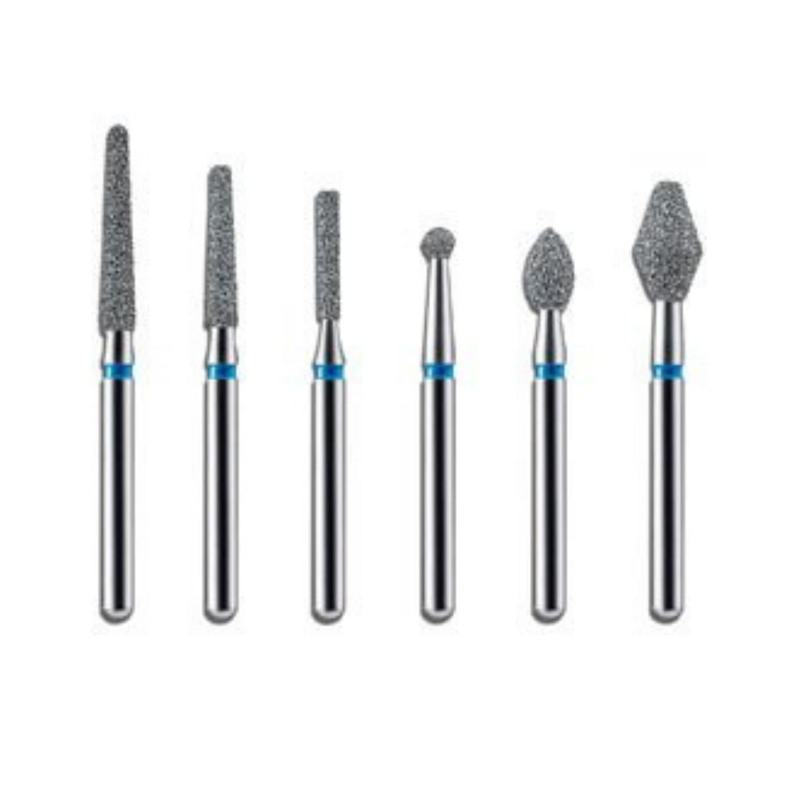 BluWhite Diamond Bur FG 210C, Coarse, Flame, Friction Grip, Green Ring, 5/Pk thumbnail 2