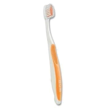 GUM Travel Orthodontic Toothbrush, 4-Row 'V' Trim, Soft, 12/Bx - GUM Travel Orthodontic Toothbrush 4-Row 'V' Trim 12/Bx - Image 1
