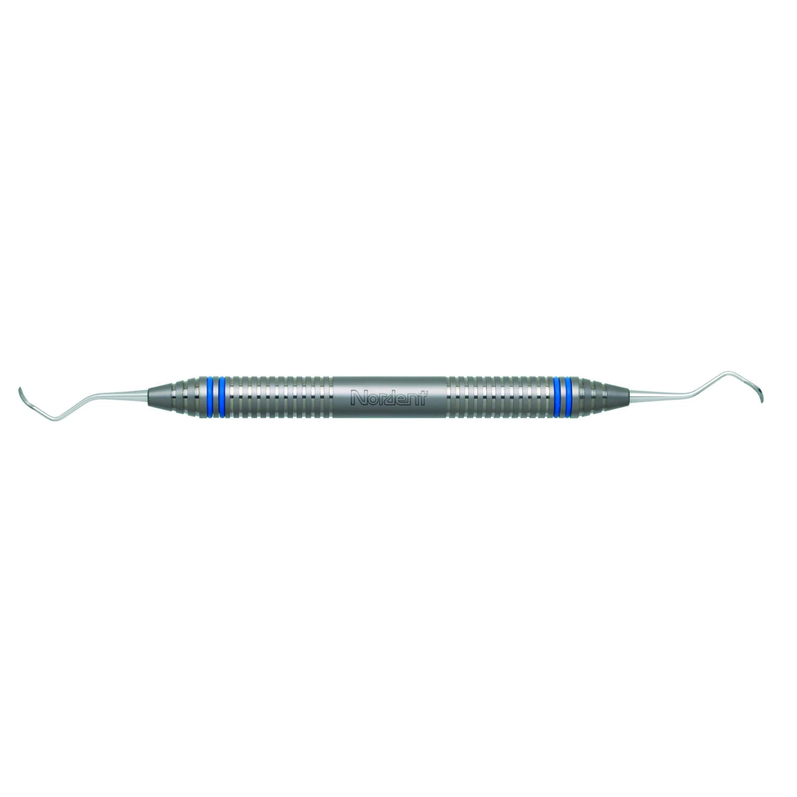 Nordent XDURA® Universal Curette, McCall #13-14, Double-Ended, DuraLite® ColorRings Handle - XDURA&reg; Universal Curettes - McCall #13-14 - DuraLite&reg; ColorRings - Image 1