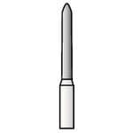 SS White Revelation® Diamond Bur, Curettage, FG, Medium Grit, Size #878K-014, 1.4 mm Diameter, 5/Pkg thumbnail 2