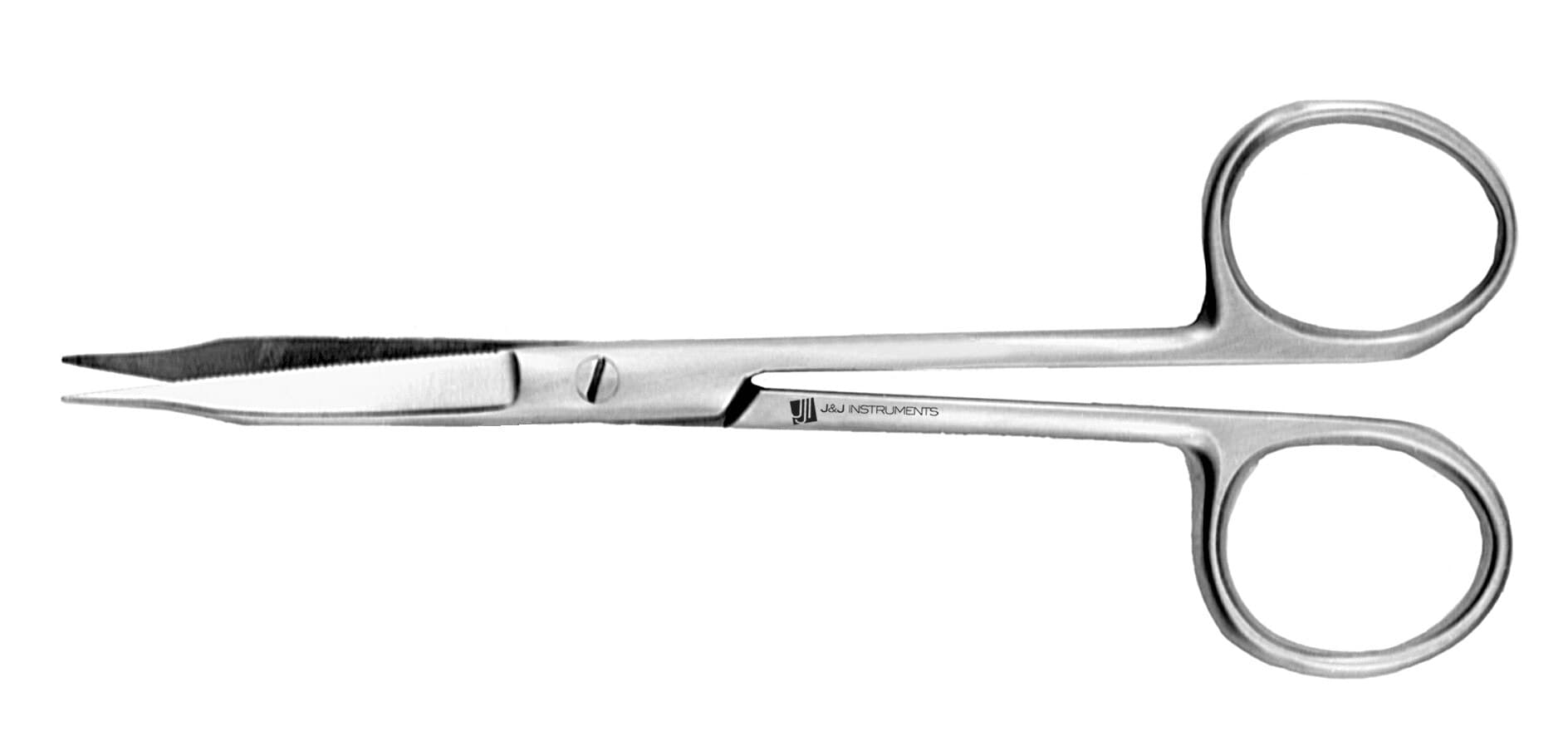 Goldman-Fox Scissors, 5" Curved Serrated, Stainless Steel - Scissor Goldman-Fox 5" Curved Serrated - Image 1