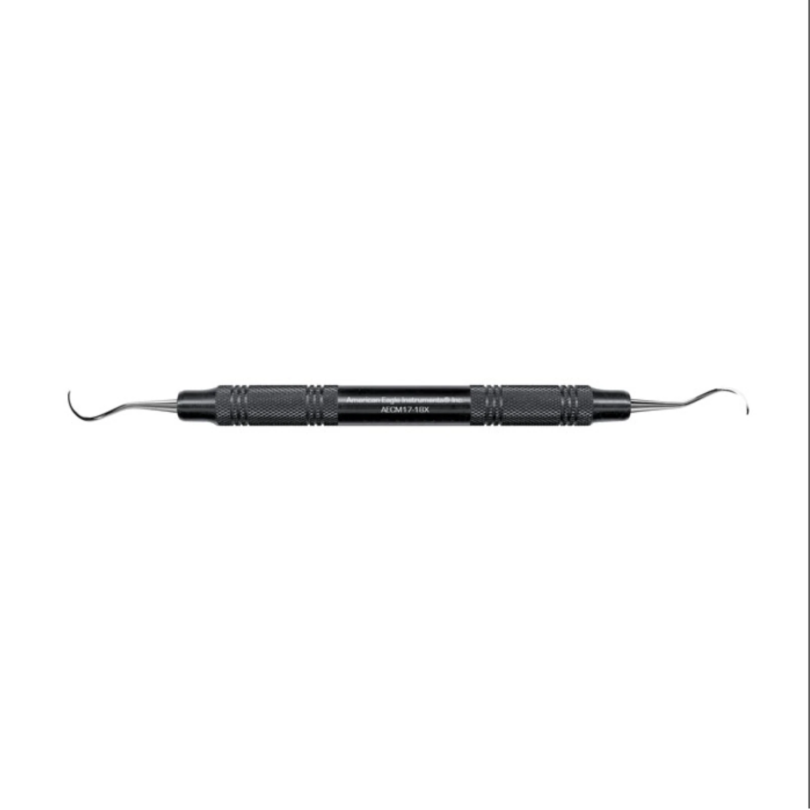 American Eagle McCall 17-18 Curette, Double End, 3/8" (9.5mm) Wide Blade, EagleLite Stainless Steel Handle, AECM17-18Z - Curette McCalls 17-18 3/8 SS - Image 1