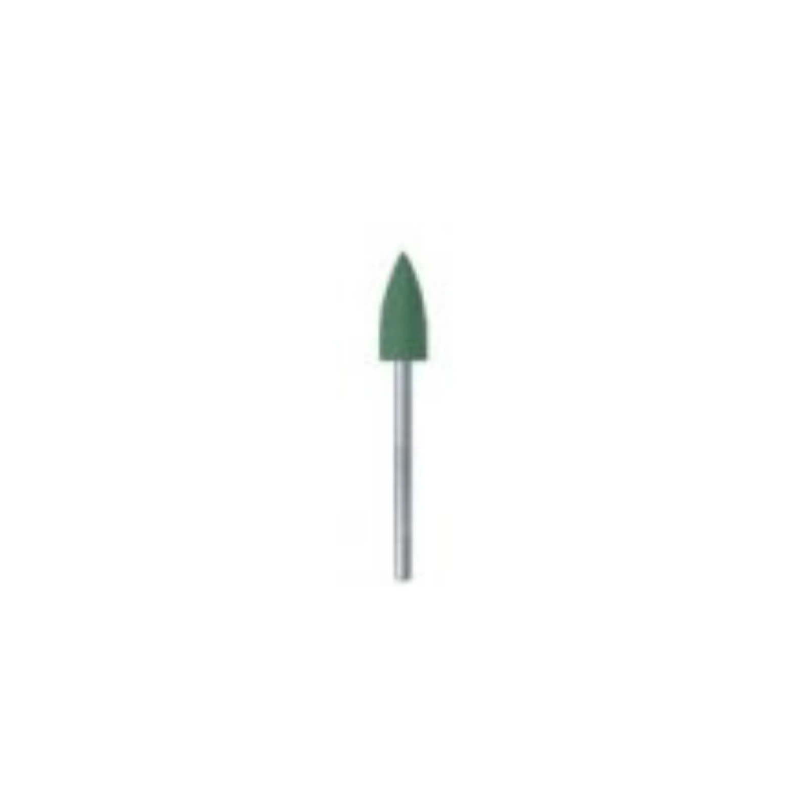 NTI Acrylic Polisher, Coarse (Green), Flame Shape, HP Shank, 15.5 mm, 6/Pkg, P0679 thumbnail 4