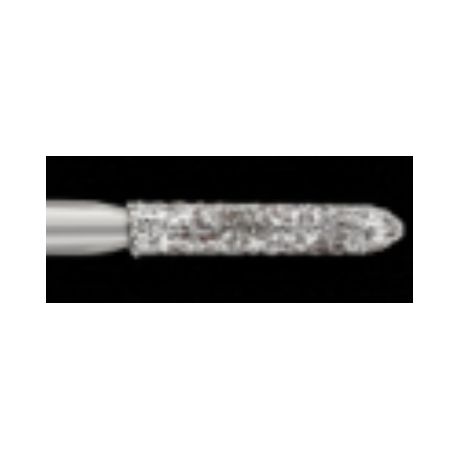 SS White Piranha Single-Use Diamond Bur, FG 878-016M, Medium Grit, Modified Beveled Cylinder, 25/Pk thumbnail 2